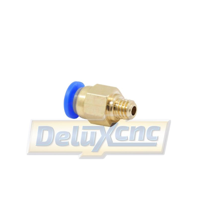 Push fitting for bowden tubes PC4-M6