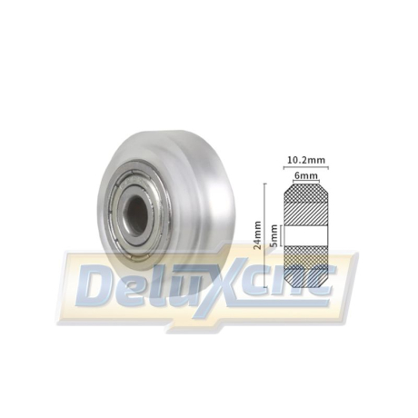 Openbuilds-Rad mit Lagern für V-Nut-Profile