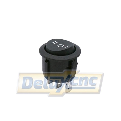 Kolískový prepínač KCD1 250VAC/6A čierný