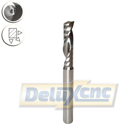 Hochwertiger einseitig geschliffener Hartmetallfräser Φ5mm Lc12mm