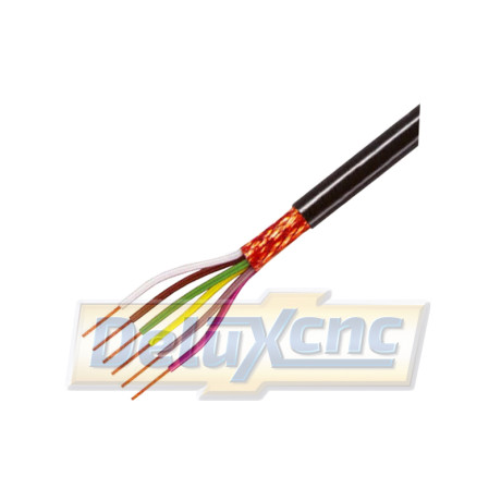 6-adriges geschirmtes Kabel 0,25 mm²