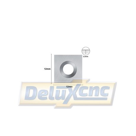 Wendeschneidplatte aus Hartmetall, 10,5 x 10,5 x 2,2 mm