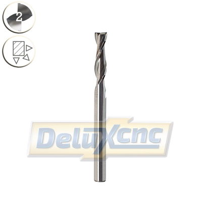 Two flute carbide premium end mill Φ3,175mm Lc12mm