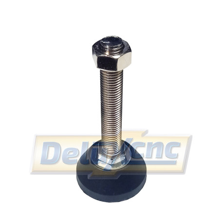 Verstellbarer Fuß Ø60 M16 Befestigungsschraube verzinkt 100 mm