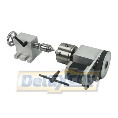 4 čelisťová rotační osa pro CNC stroje 100mm