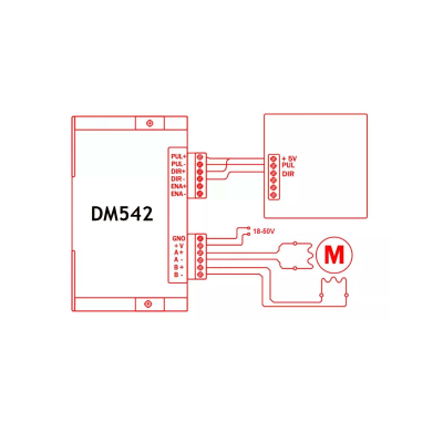 Krokový motor NEMA23 1.8Nm s driverom DM542