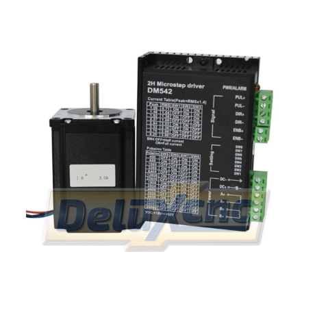 Schrittmotor NEMA23 1,8 Nm mit DM542-Treiber
