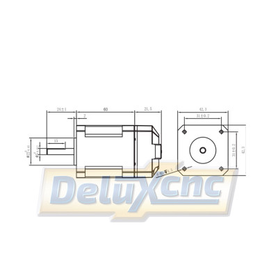 Nema17-Schrittmotor mit 0,72-Nm-Encoder