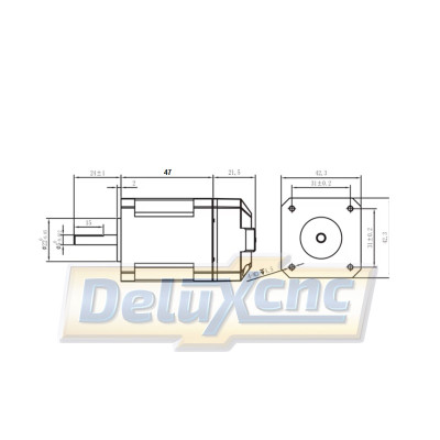 Nema17 stepper motor with encoder 0.48N.M closed loop