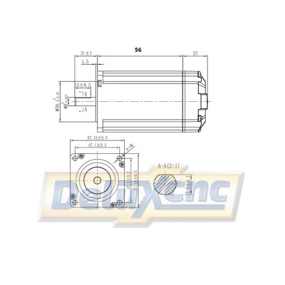 Nema23 stepper motor with encoder 1,2N.M closed loop
