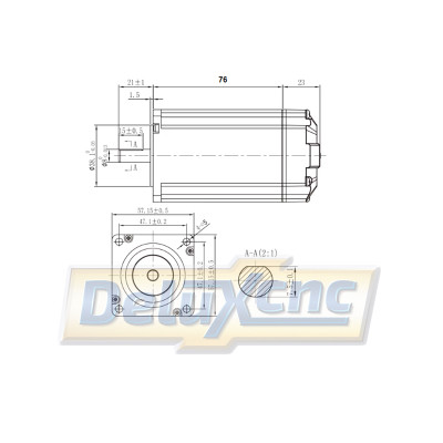 Nema23 stepper motor with encoder 2,2N.M closed loop