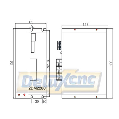 2DM2280 Treiber für NEMA 43 Schrittmotor