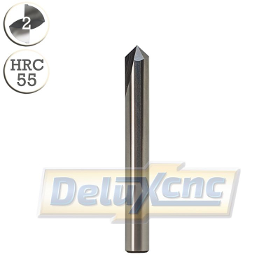 Chamfer end mill for bending alubond  d1 - Lc0,8 - D6mm 90°