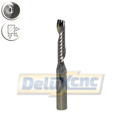 Single flute premium carbide end mill Φ5mm  Lc25mm D6