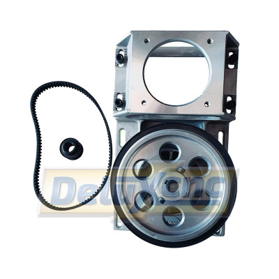 Rack and pinion Gearbox for toothed rack 1.5M 20x20mm