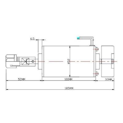 Vreteno vzduchom chladené 400W DC