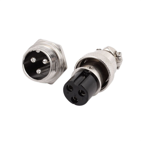 GX16 3-poliger Stecker