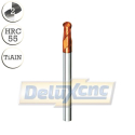 Two flute carbide Ball nose end mill R2mm TiAlN