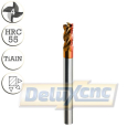 Four flute carbide roughing End Mill 4/10 mm TiAlN