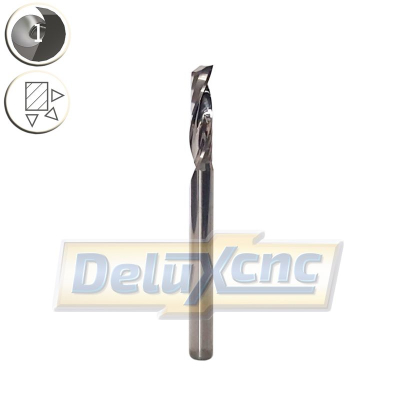 Single flute carbide premium end mill Φ3,175mm  Lc12mm