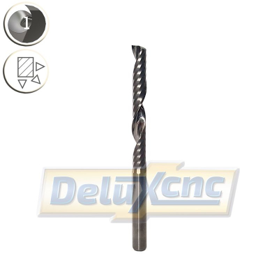 Single flute premium carbide end mill Φ4mm  Lc32mm