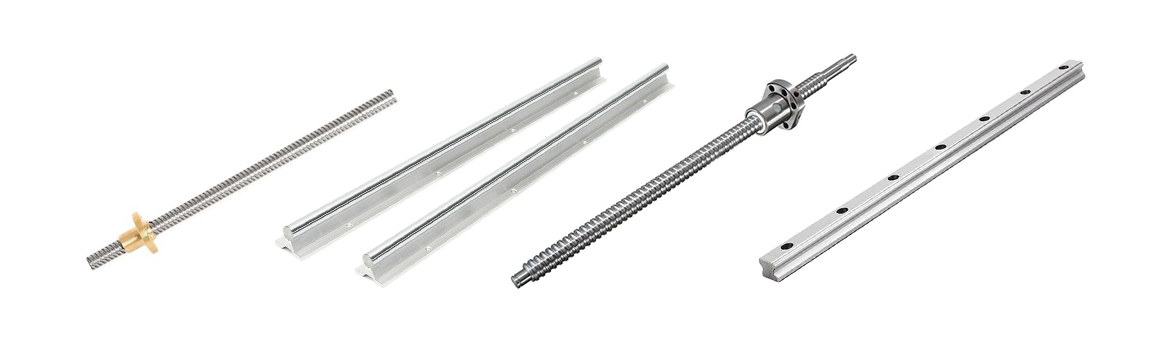 Linear guides and screws
