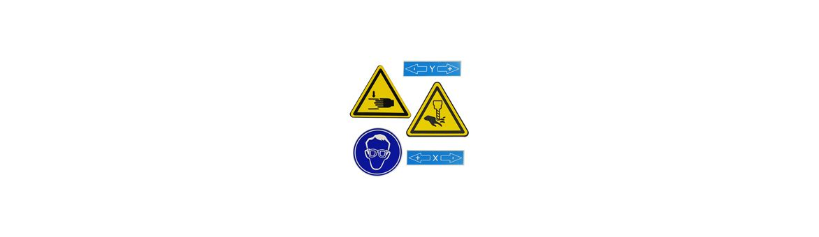 Safety signs and markings